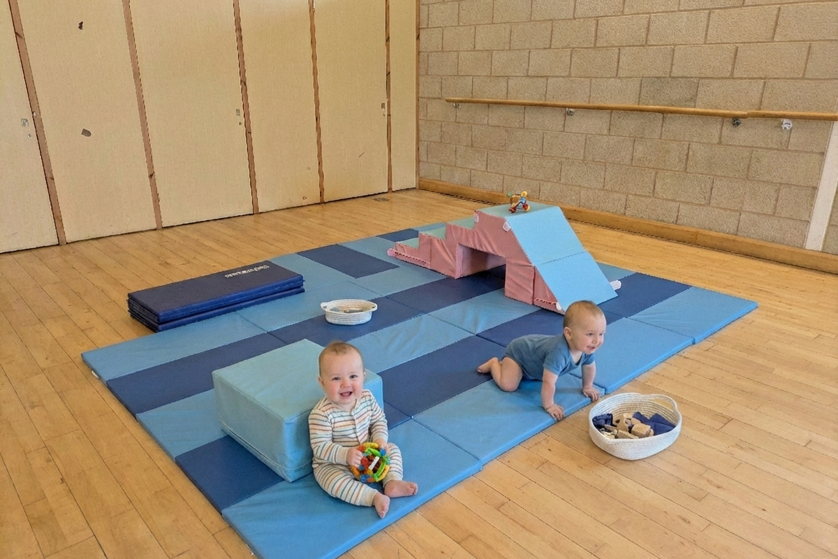 Sensory exploration to support baby development at Bright Moves in Cambridgeshire